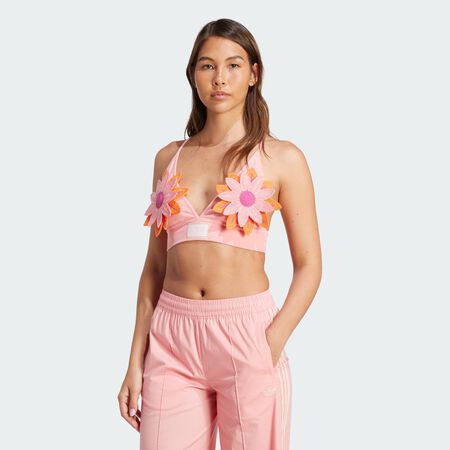 ADIDAS ORIGINALS adidas Originals Summer Glow Bralette Semi Pink Spark WOMEN