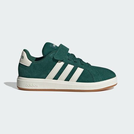 Grand Court 00s Shoes Kids : Collegiate Green / Off White / Gum