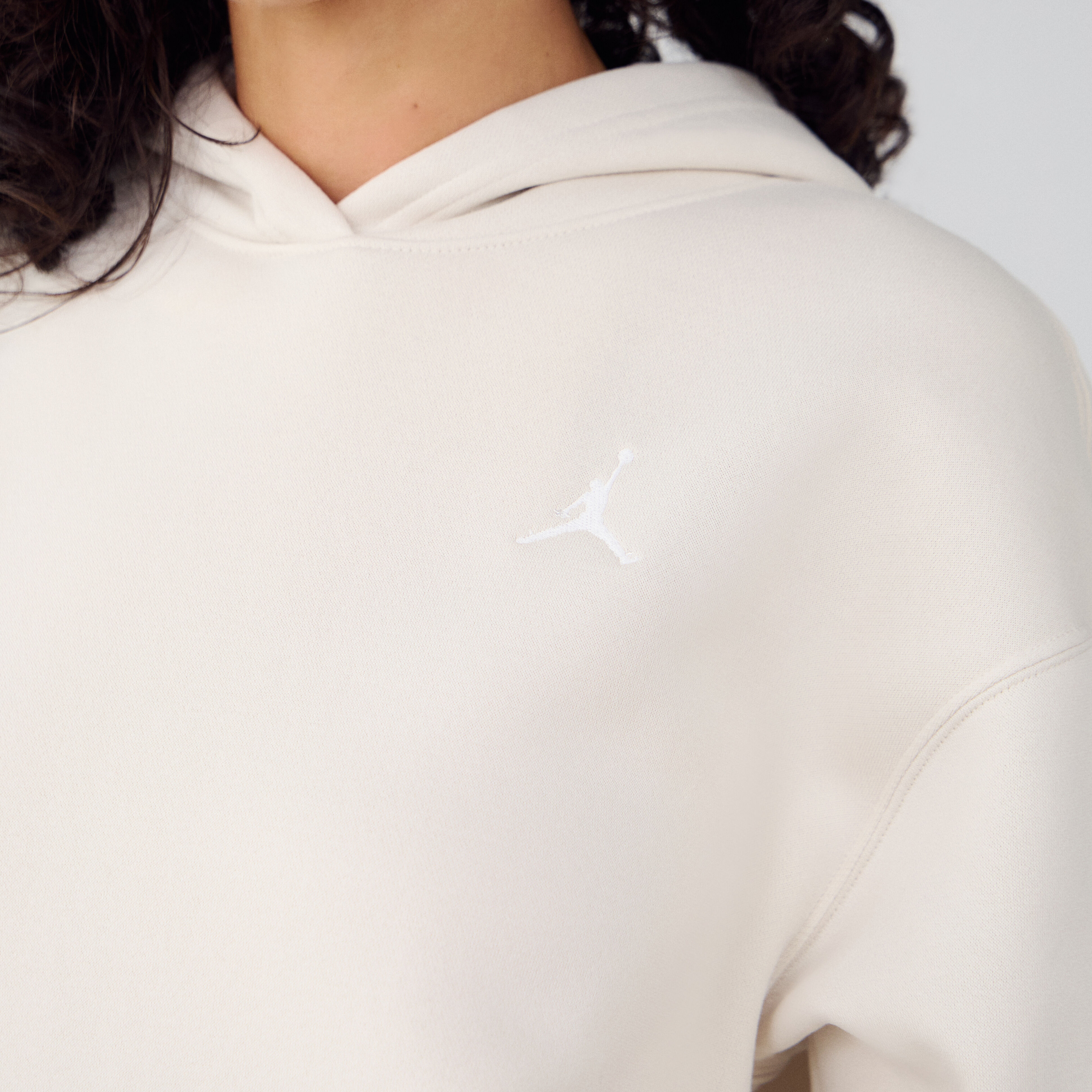 Hoodie Oversize Brooklyn  Beige/blanc