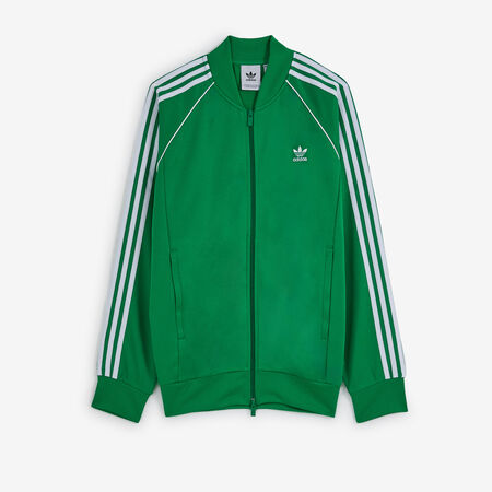 ADIDAS ORIGINALS JACKET FZ SUPERSTAR VERT/BLANC HOMME