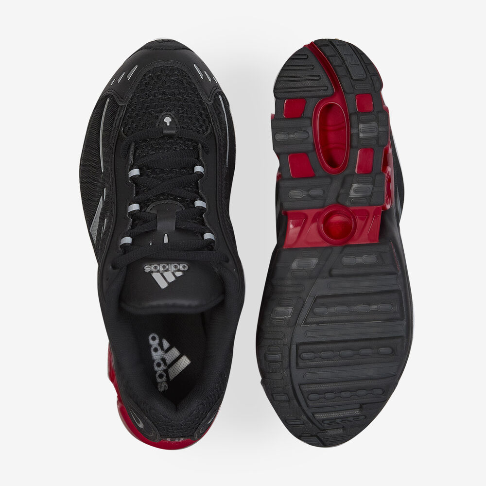 ADIDAS ORIGINALS MEGARIDE O1 SNEAKERS HOMME - NOIR/ROUGE - LACETS ...