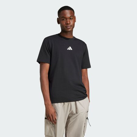 ADIDAS ORIGINALS City Escape Space Graphic Tee Black MEN