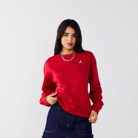JORDAN SWEAT CREW BROOKLYN ROUGE/BLANC FEMME