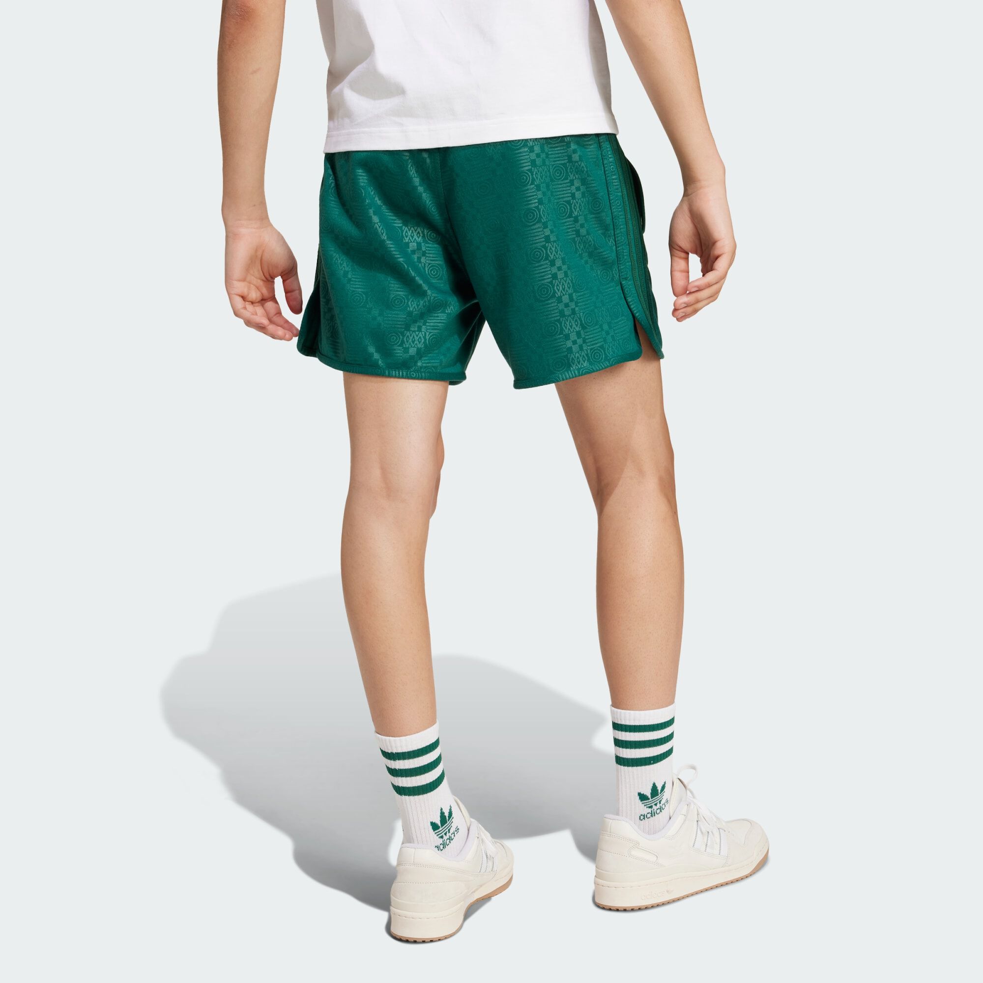 Mens green adidas shorts hot sale
