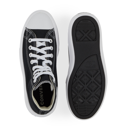 CONVERSE CHUCK TAYLOR ALL STAR MOVE HI BLACK SNEAKERS WOMEN