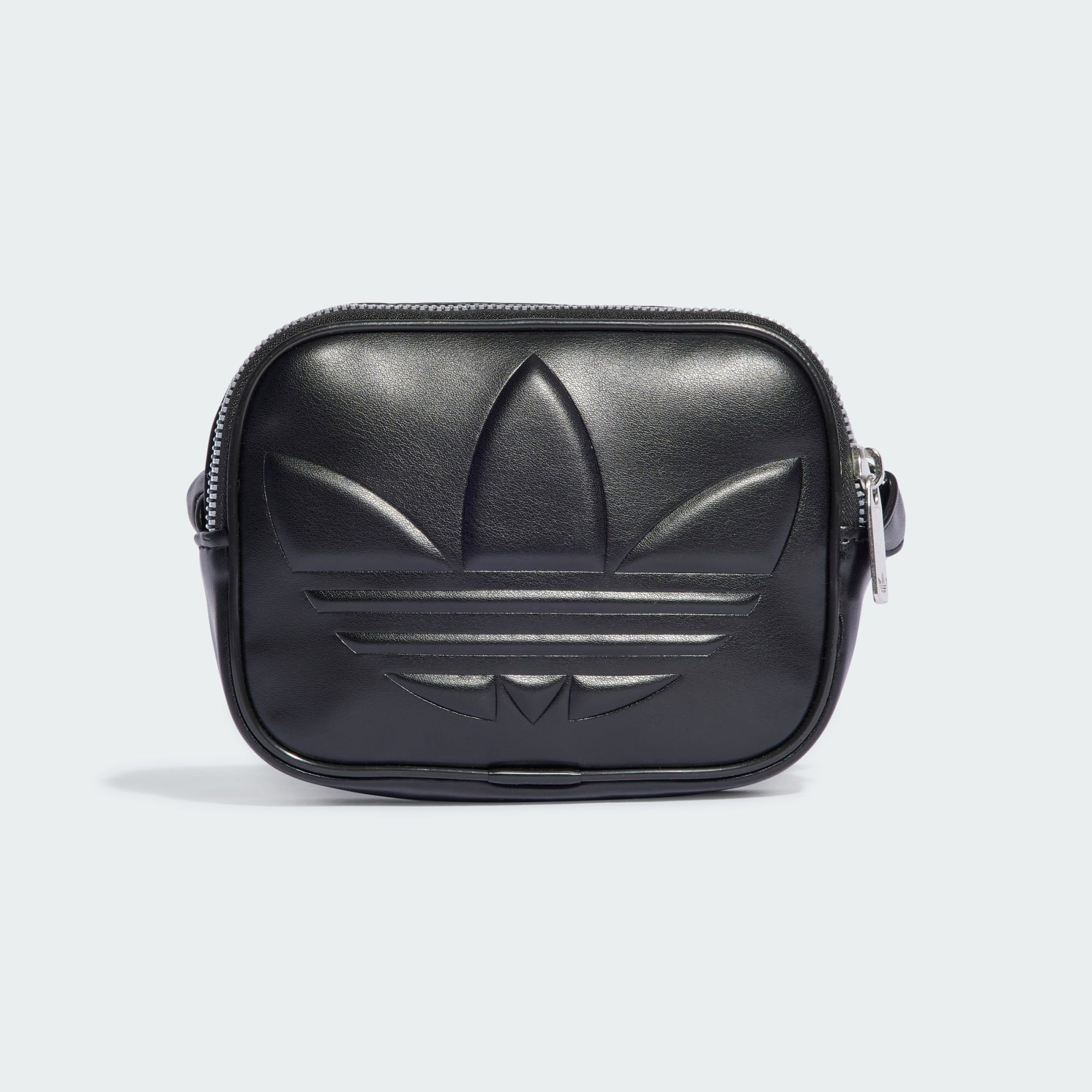 POLYURETHANE EMBOSSED TREFOIL MINI AIRLINER BAG