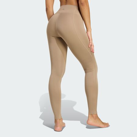 ADIDAS PERFORMANCE Legging long All Me Essentials Chalky Brown / Chalky Brown FEMME