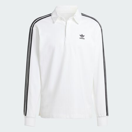 ADIDAS ORIGINALS Adicolor Rugby Polo Shirt White POLO SHIRTS MEN