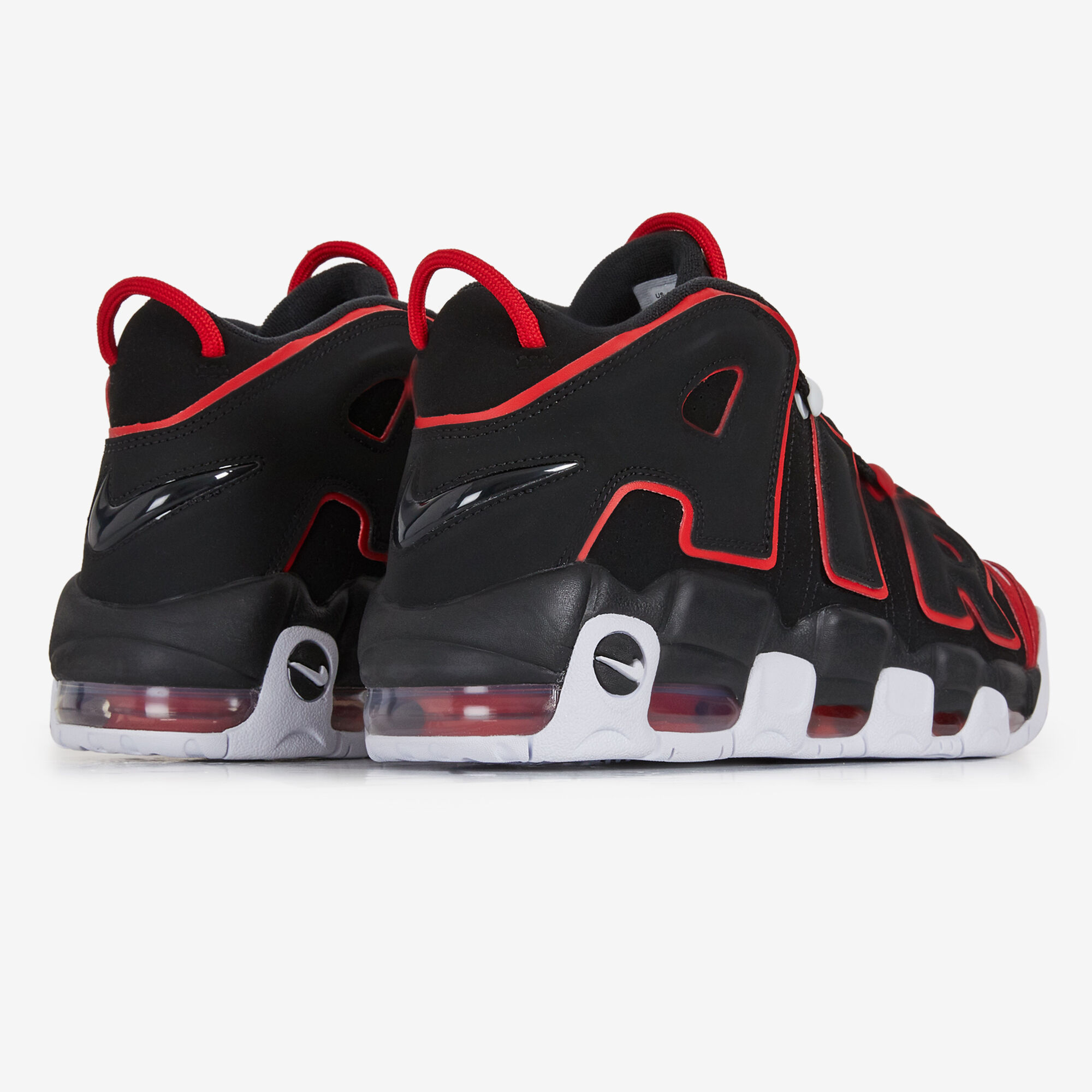 NIKE AIR MORE UPTEMPO 96 BLACK RED SNEAKERS MEN Courir