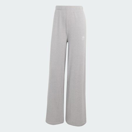 ADIDAS ORIGINALS Essentials Wide Rib Pants Medium Grey Heather WOMEN