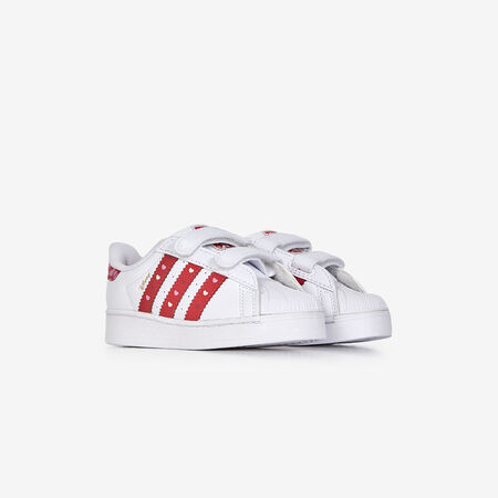 ADIDAS ORIGINALS superstar SUPERSTAR II CF LED ALICE IN WONDERLAND BLANC/ROUGE BÉBÉ