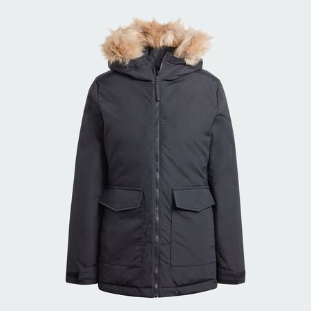 ADIDAS SPORTSWEAR Paveric Fur Parka Black WOMEN