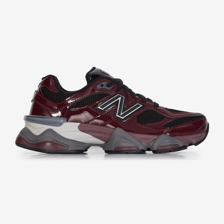 NEW BALANCE 9060 9060 PATENT BURGUNDY WOMEN