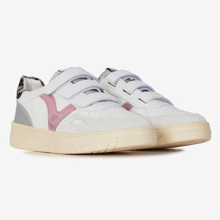 VICTORIA SEUL VELCRO WHITE/PINK WOMEN