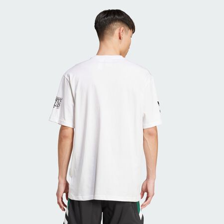 ADIDAS ORIGINALS 90s Football Graphic Tee White MEN