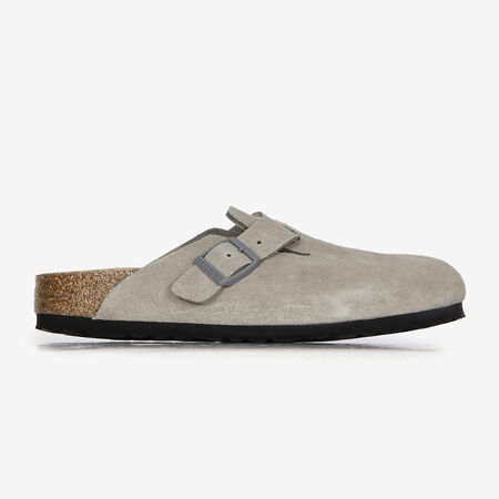 BIRKENSTOCK boston BOSTON SUEDE VARSITY GRIS FEMME