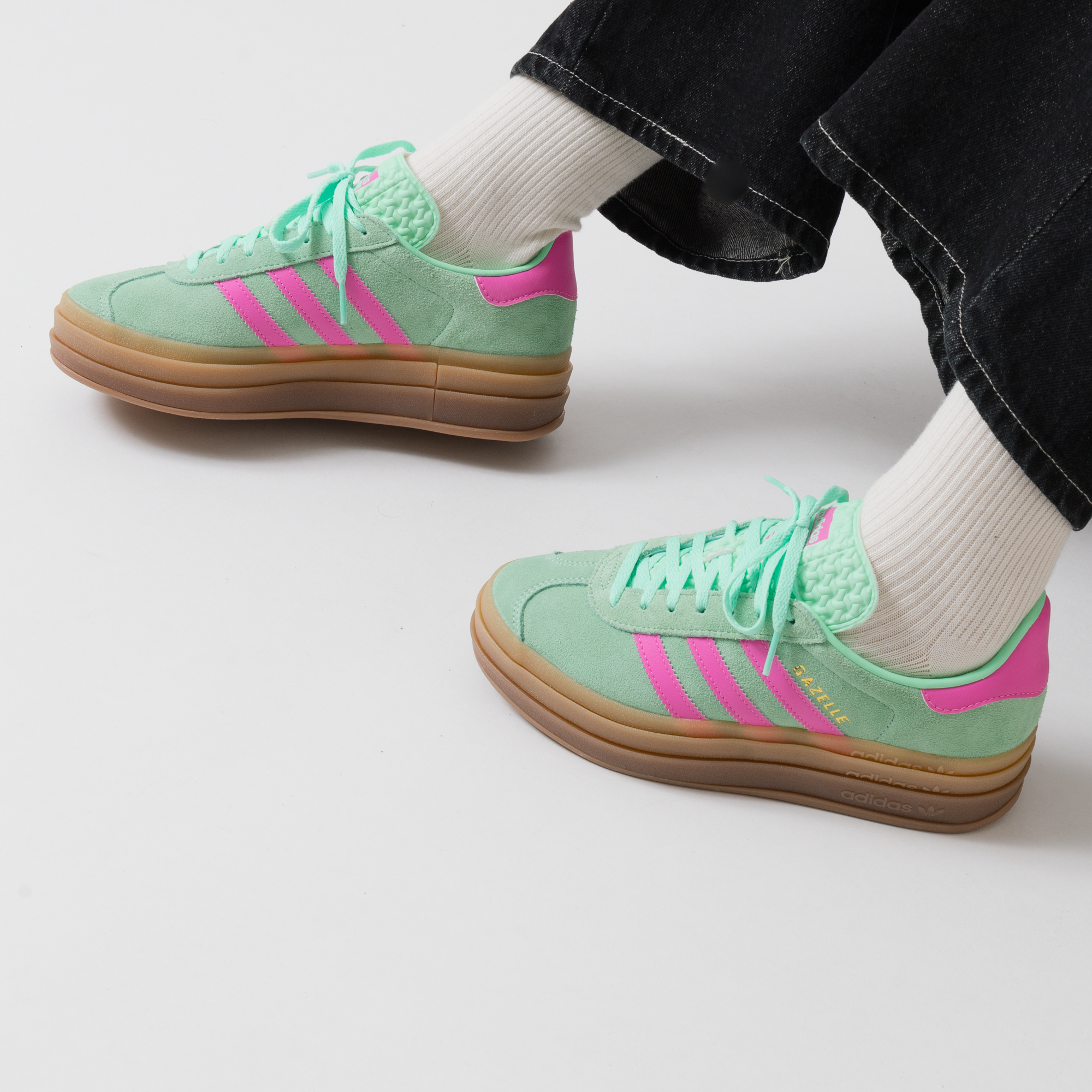 gazelle bold vert rose