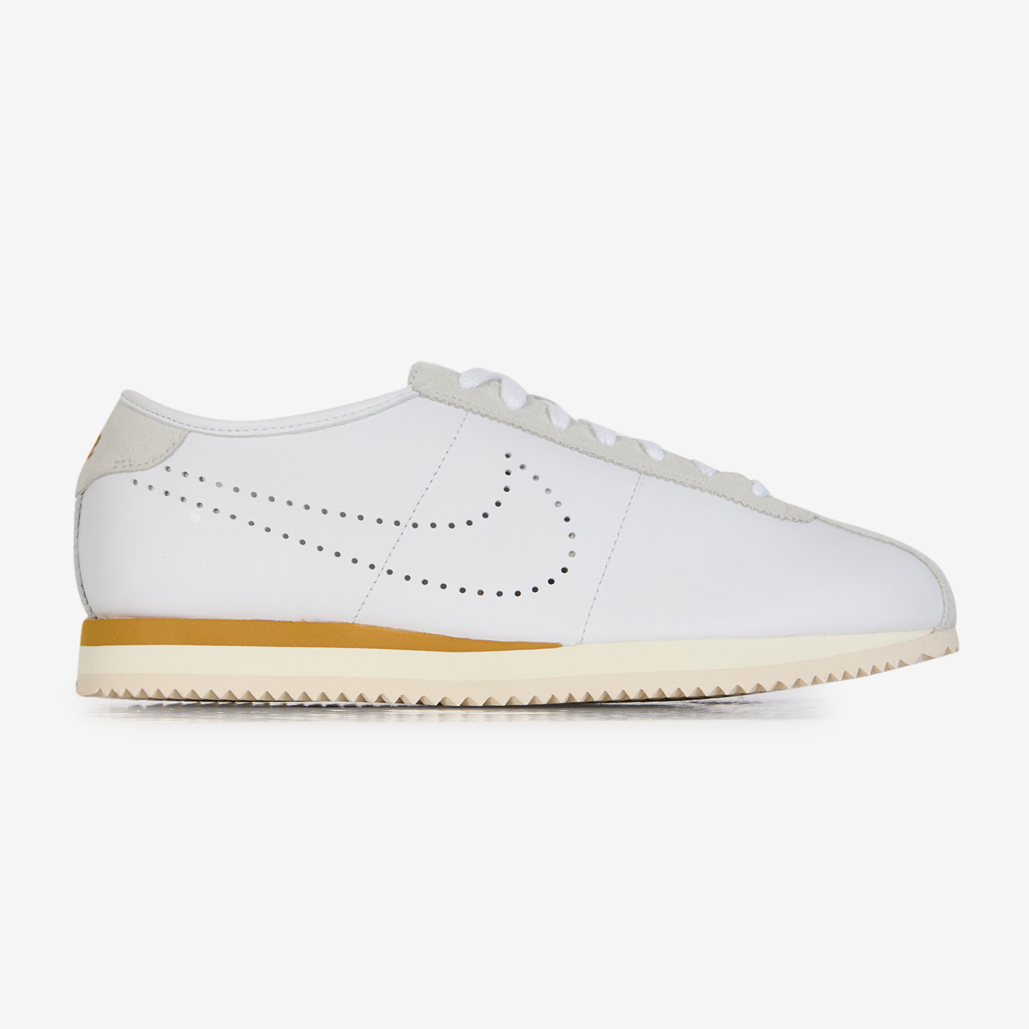 Cortez Leather Blanc/jaune