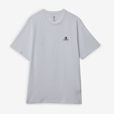 CONVERSE TEE SHIRT STAR CHEVRON WHITE/BLACK MEN