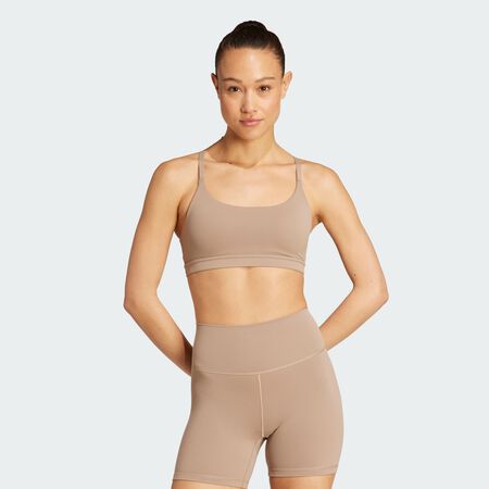 ADIDAS PERFORMANCE adidas All Me Light Support Bra Chalky Brown WOMEN
