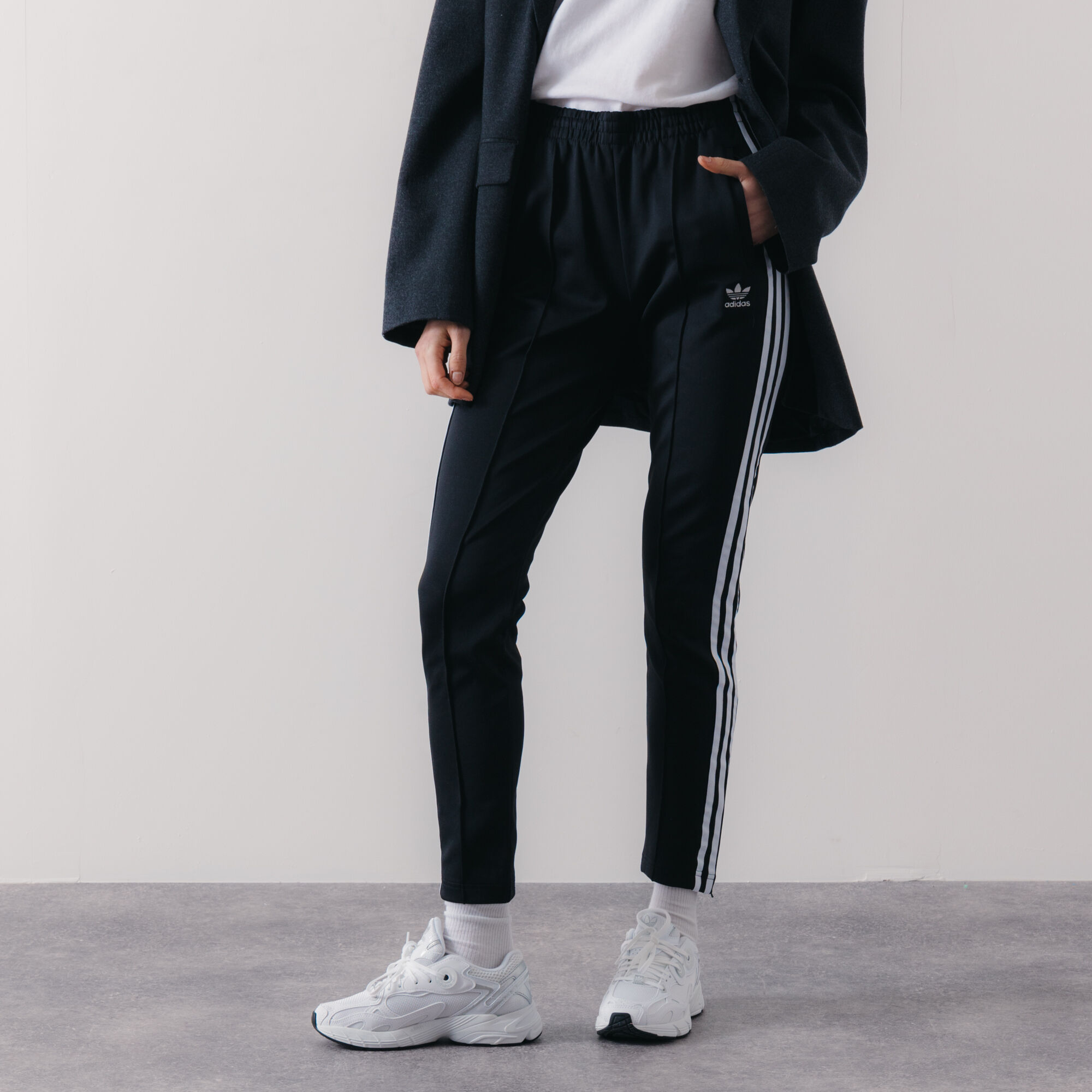 Buy adidas Originals Womens Primeblue Superstar Track Pants (plus Size)  Black/White