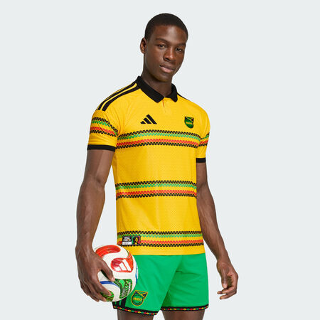 ADIDAS PERFORMANCE Maillot Authentique domicile Jama&iuml;que&nbsp;26 x Bob Marley Bold Gold HOMME