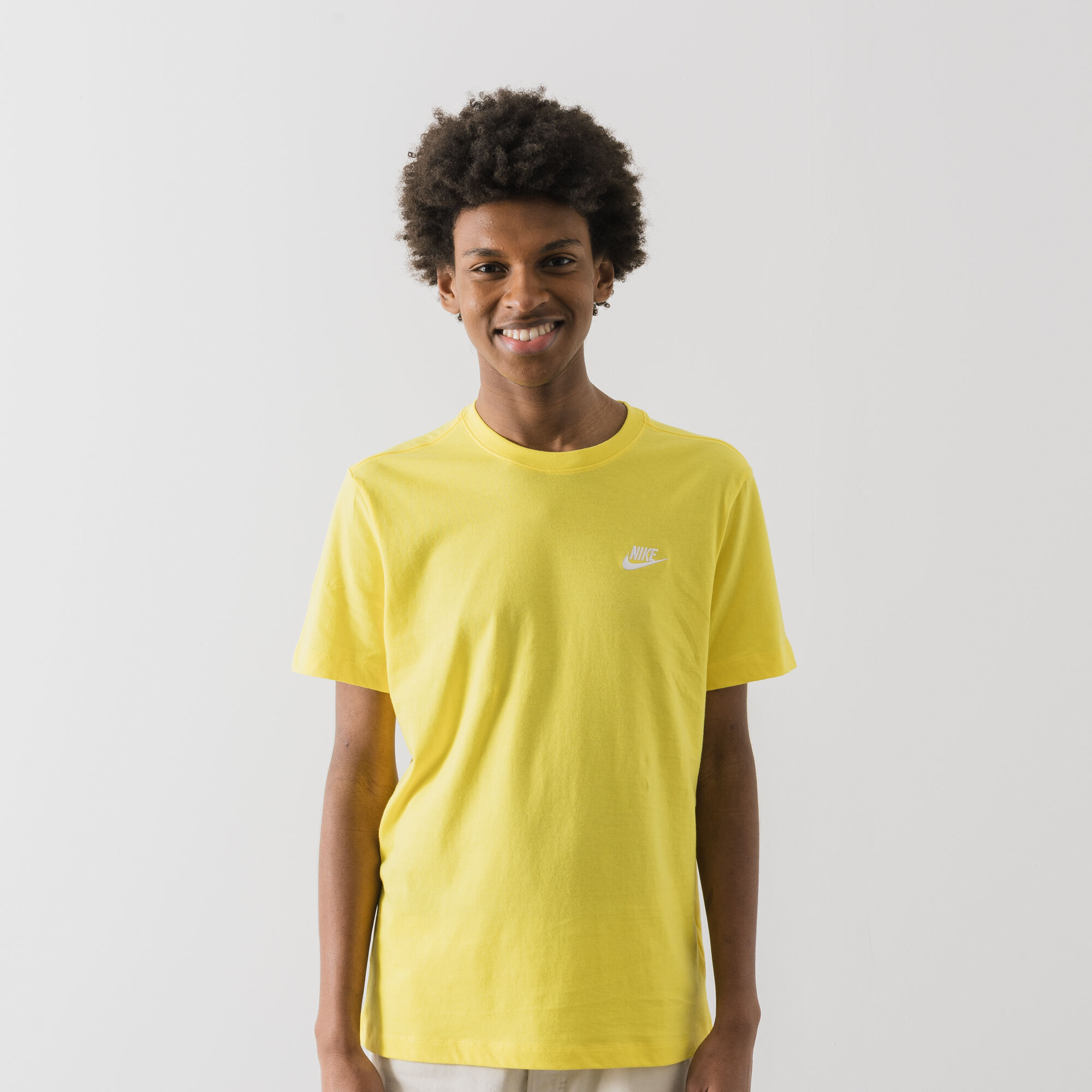 T shirt sale nike jaune homme