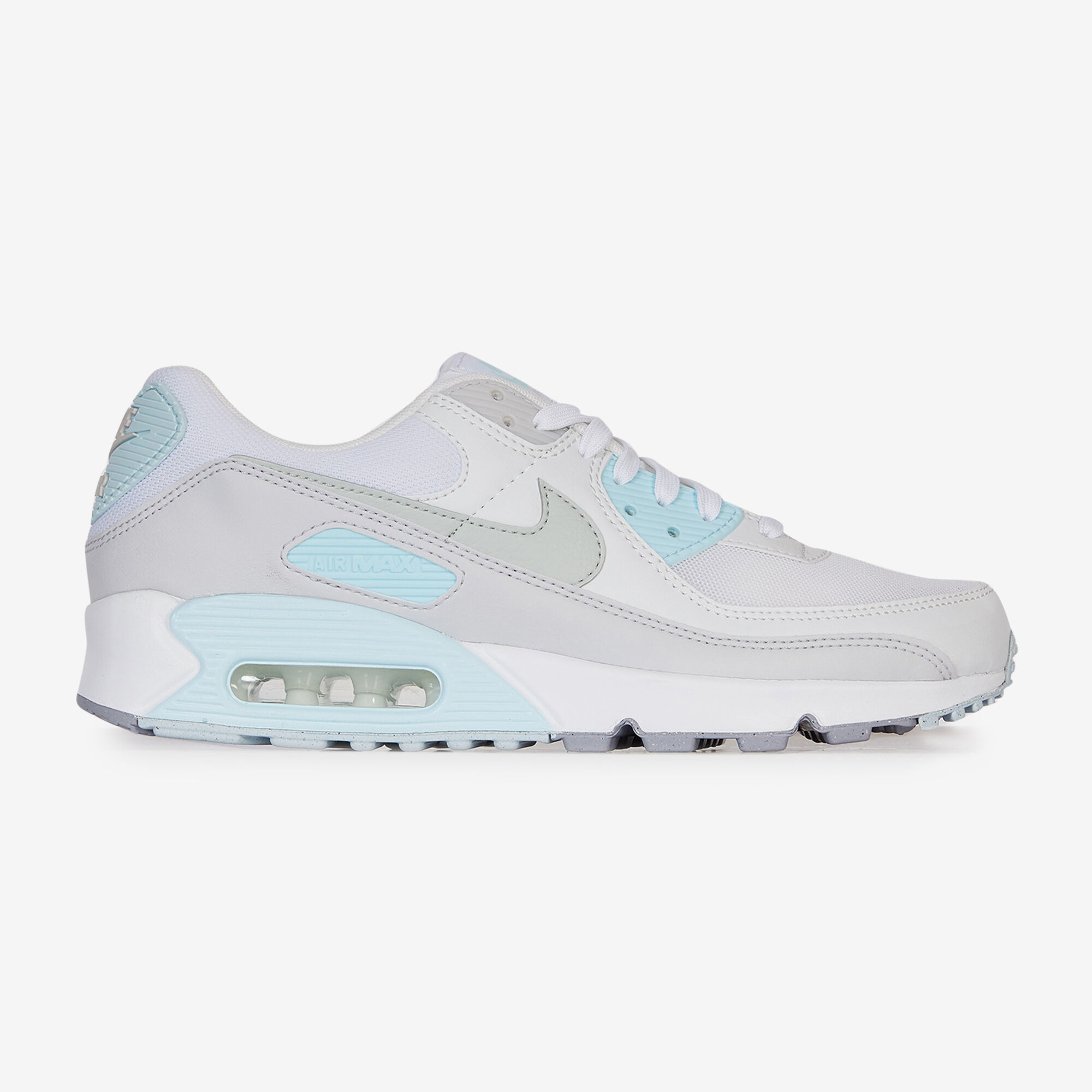 NIKE AIR MAX 90 WHITE BLUE SNEAKERS MEN Courir