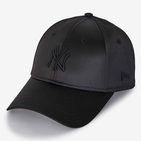 NEW ERA 9FORTY WOMEN NY SATIN LOGO BLACK WOMEN