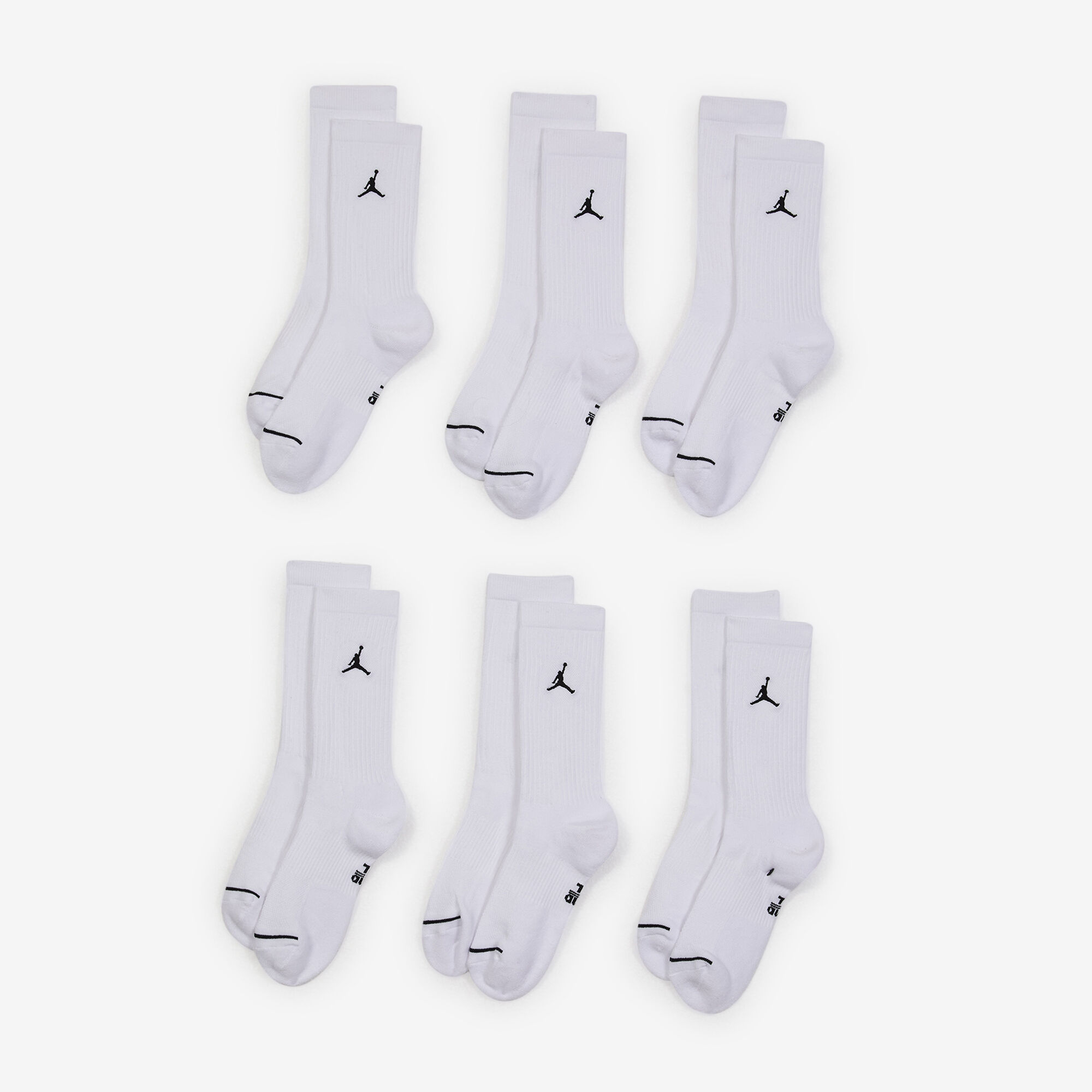 Chaussettes mi mollet épaisses Jordan Everyday 6 paires