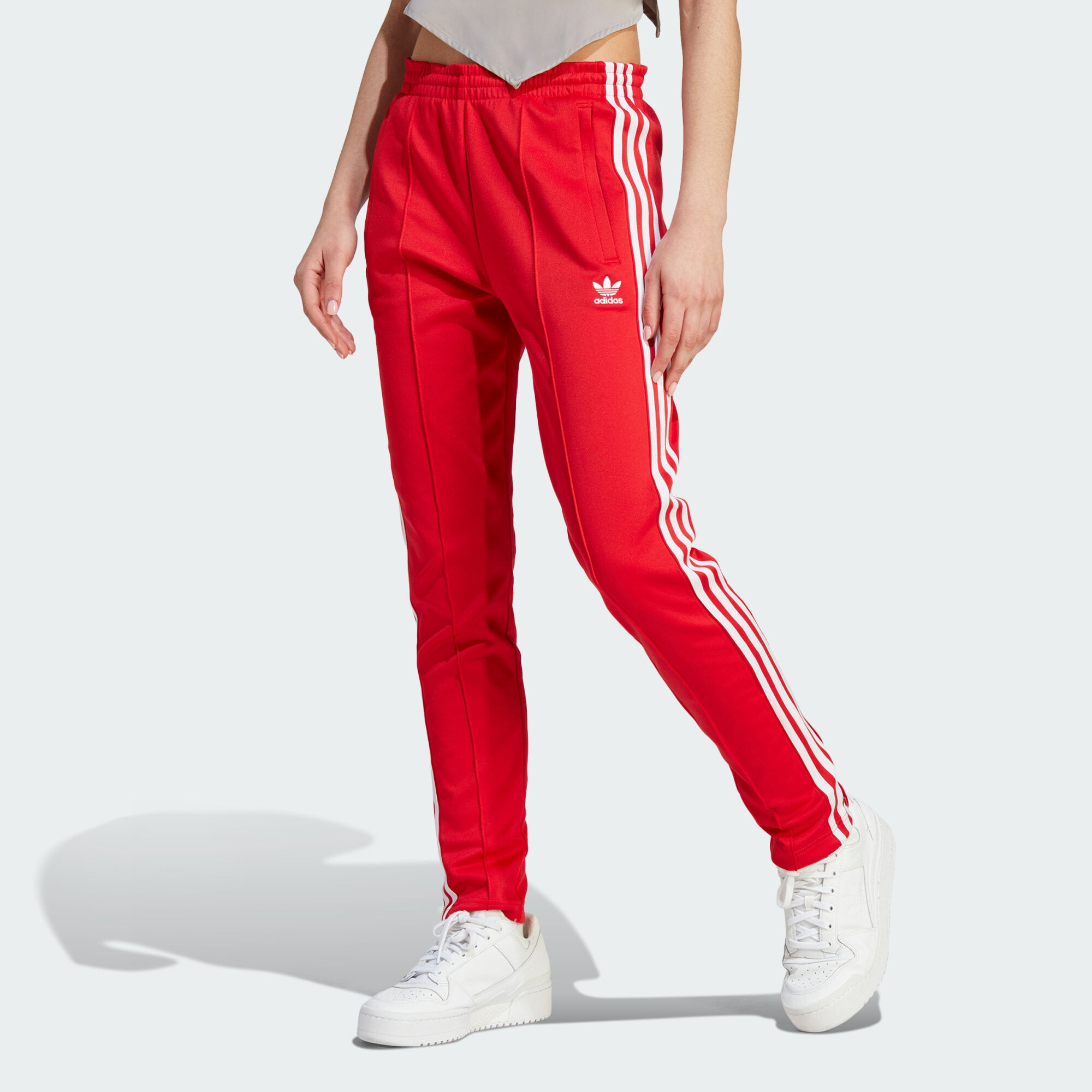 Pantalons de survetement Joggings ADIDAS ROUGE Collections 2024 Courir