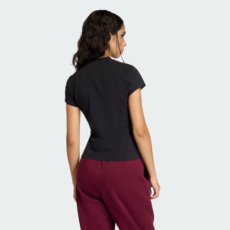 ADIDAS ORIGINALS T-SHIRT ESSENTIALS BABY Black FEMME