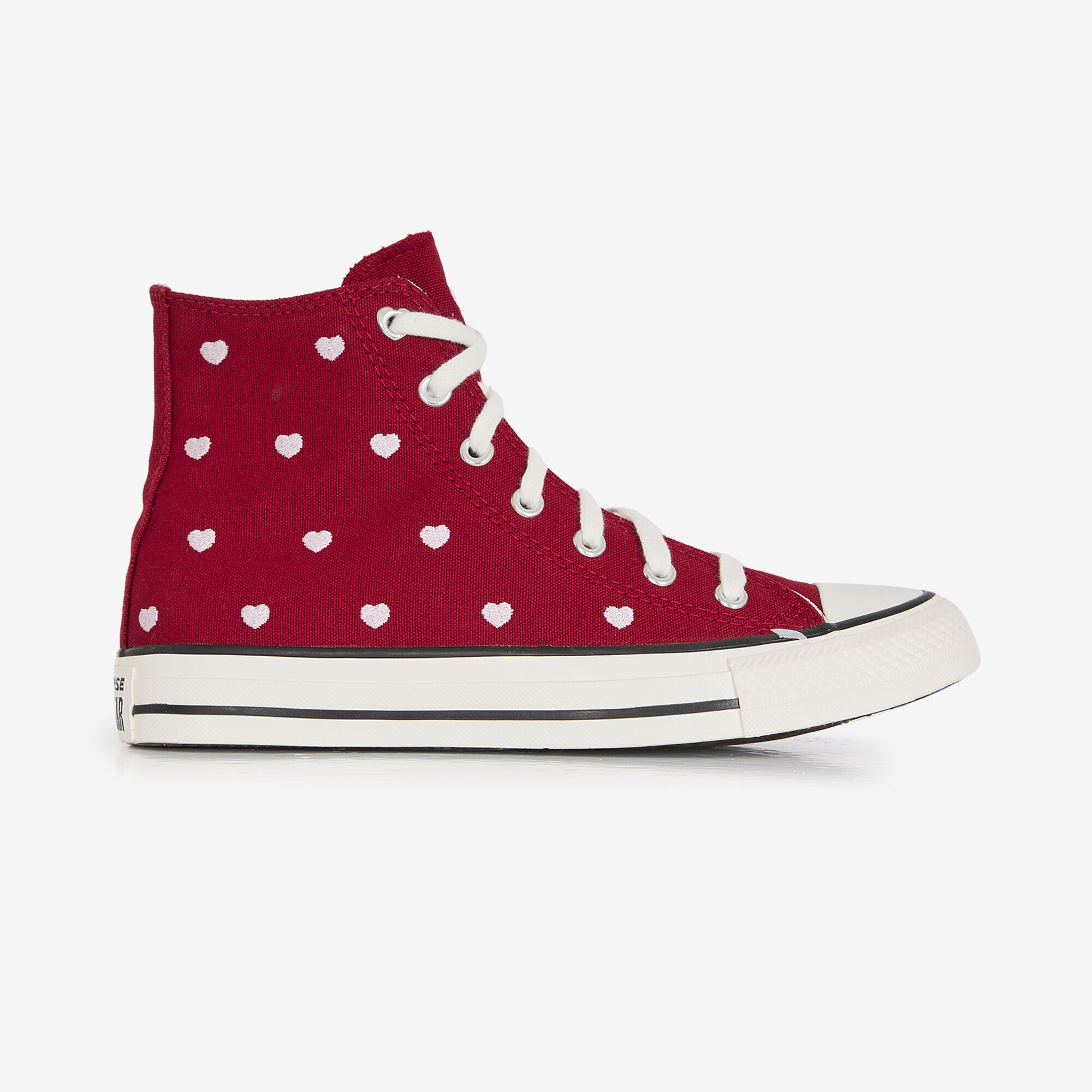 Baskets montantes enfant Converse CHUCK TAYLOR ALL STAR HEARTS ROSES 37 12 - vue 2