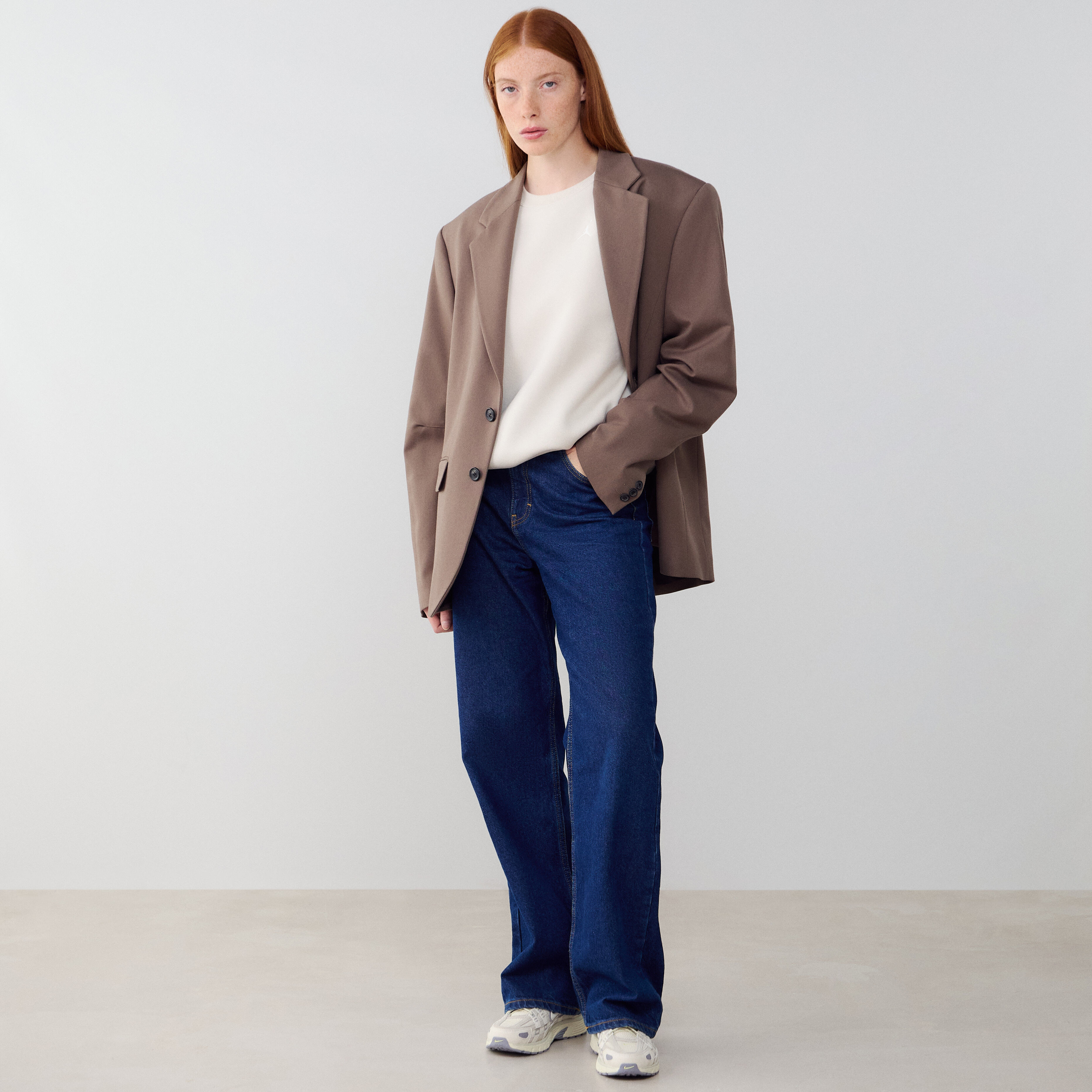 Sweat shirt Nike j brkln flc crew EU - vue 7