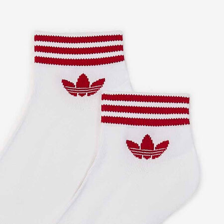 ADIDAS ORIGINALS CHAUSSETTES X3 ANKLE TREFOIL WHITE/BLUE MEN