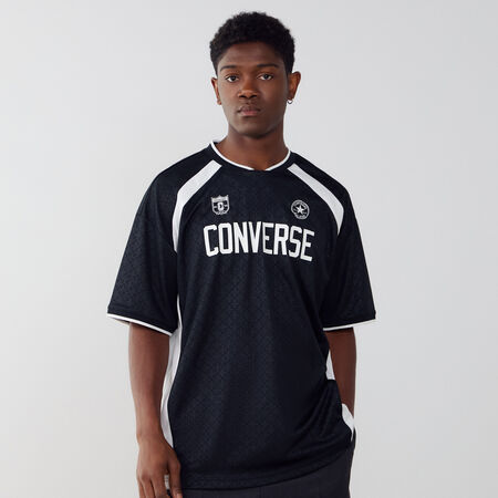 CONVERSE MAILLOT RETRO CHUCK NOIR/BLANC HOMME