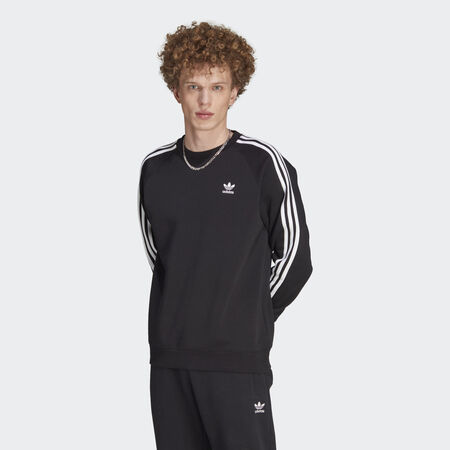 Adicolor Classics 3-Stripes Crew : Black