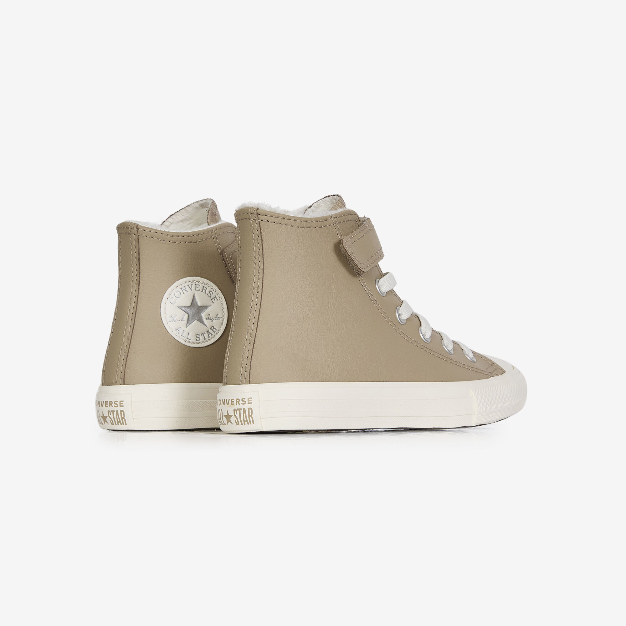 Chuck Taylor All Star Leather + Fuzzy Lining Easy On - vue 8