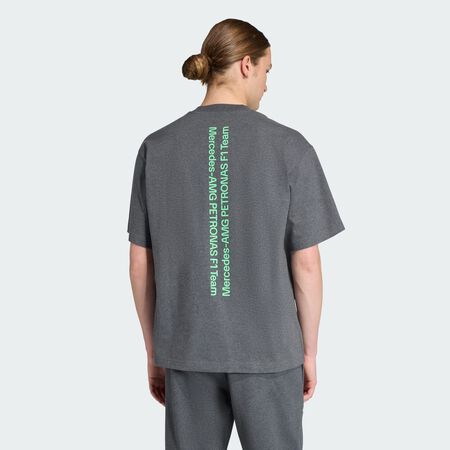 ADIDAS PERFORMANCE T-shirt survêtement premium Mercedes - AMG Petronas Formula One Team Dark Grey Heather HOMME