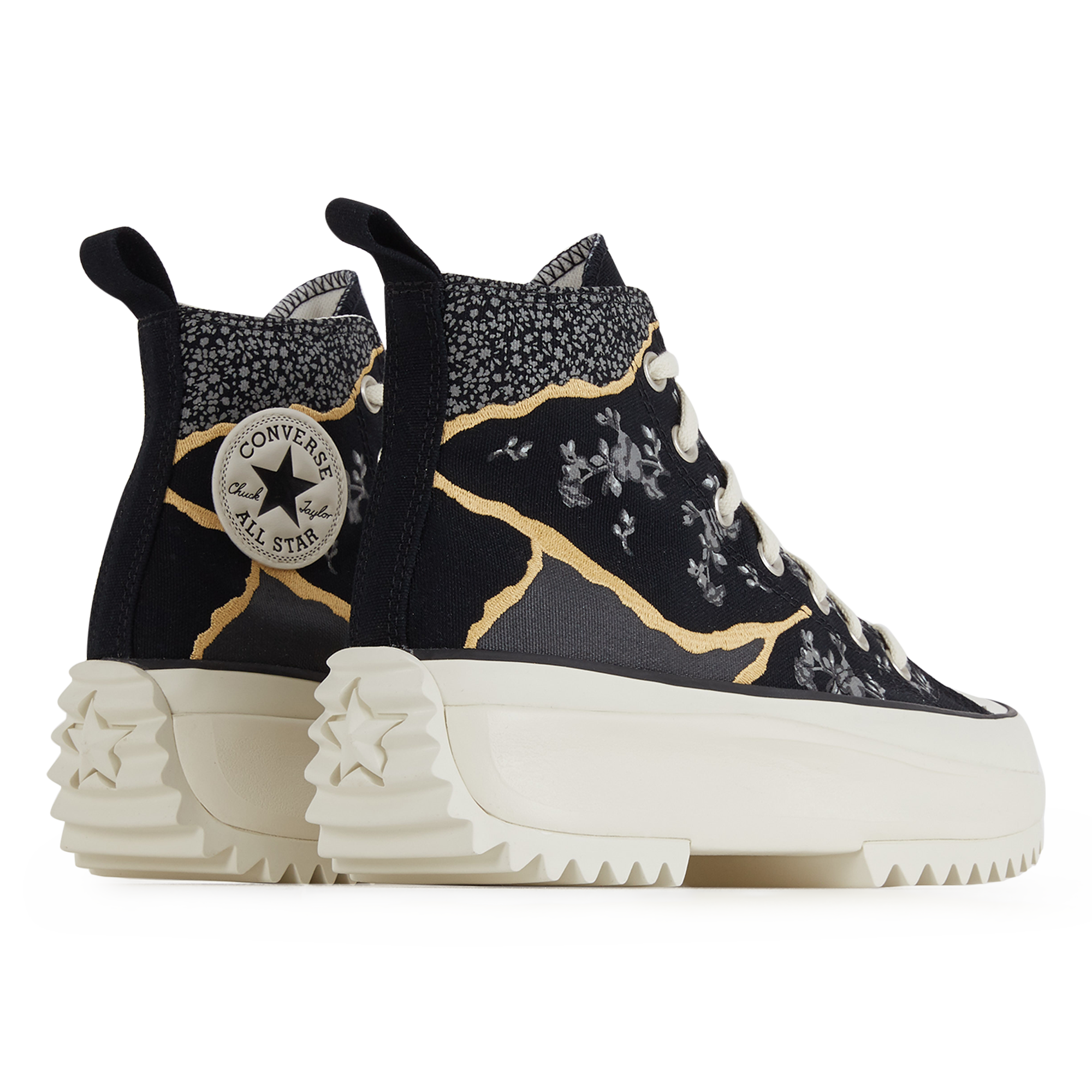 converse hike metallic