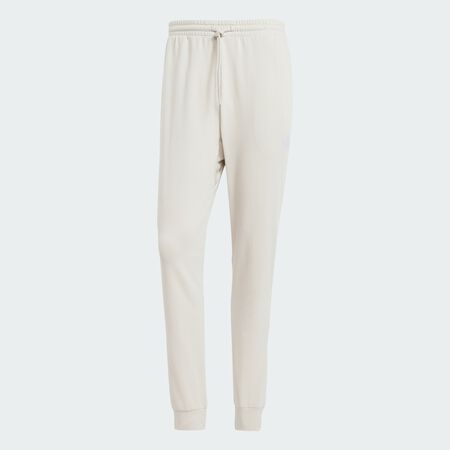 ADIDAS ORIGINALS Essentials Feel Cozy French Terry Pants Beige / White MEN