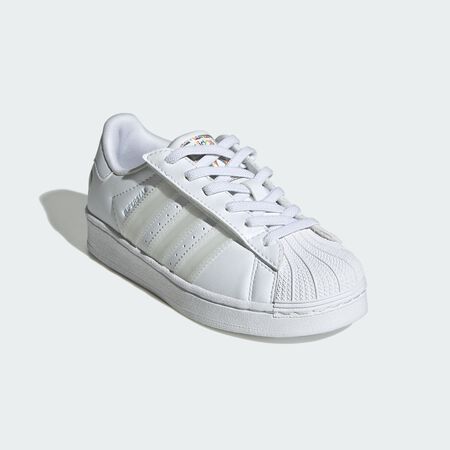 ADIDAS ORIGINALS superstar Chaussure Superstar à LED avec fermeture confort et lacets élastiques pour enfants Cloud White / Cloud White / Cloud White BÉBÉ