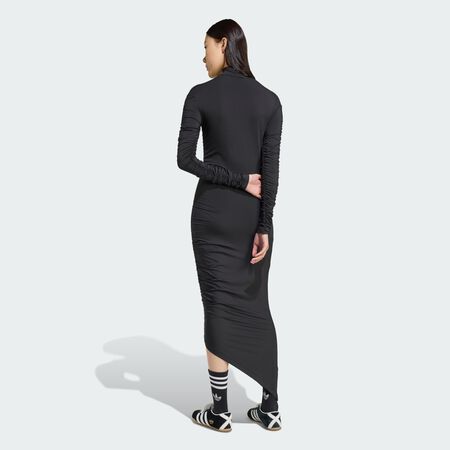 ADIDAS ORIGINALS Maxi robe froncée Black FEMME