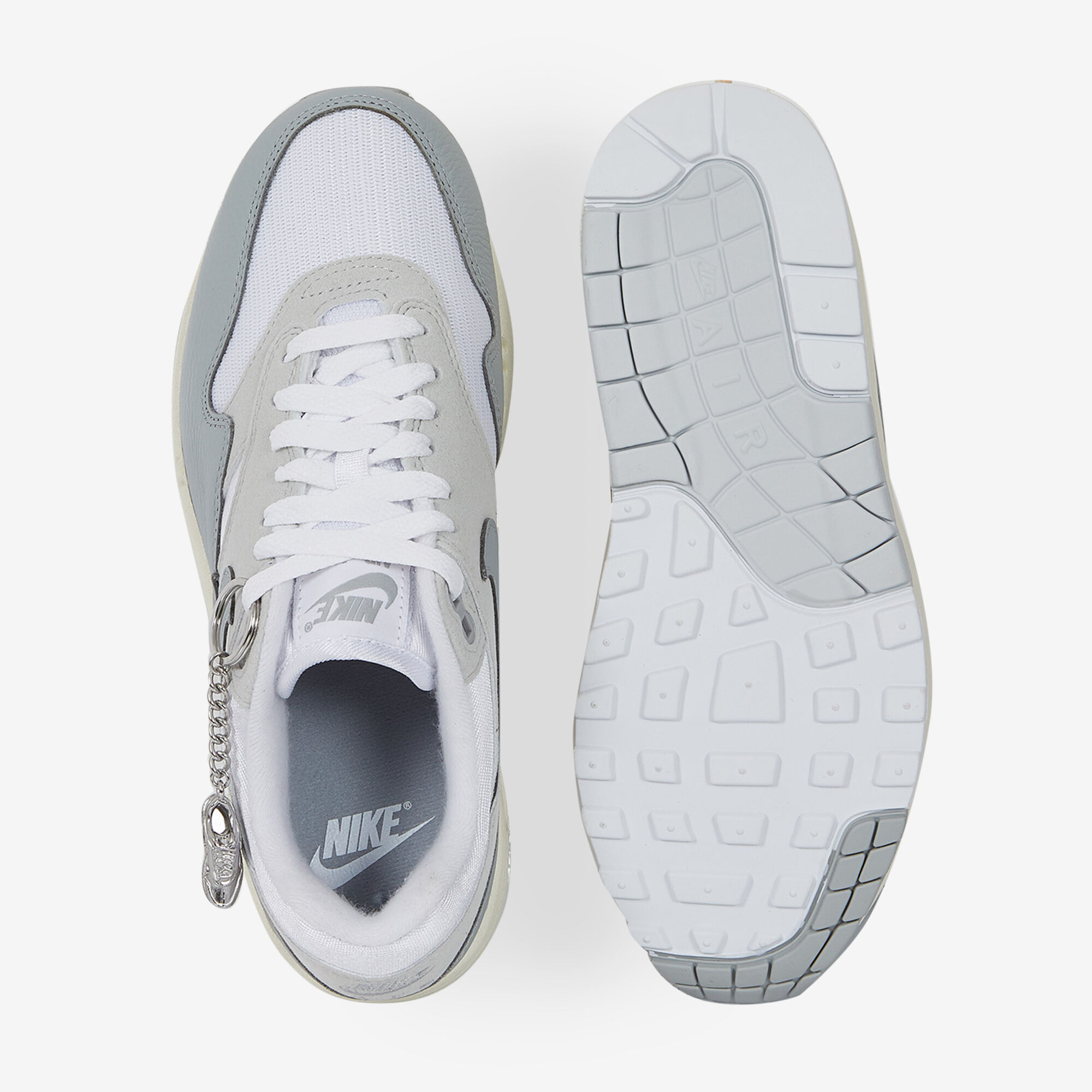 NIKE AIR MAX 1 JEWEL GREY SNEAKERS WOMEN Courir