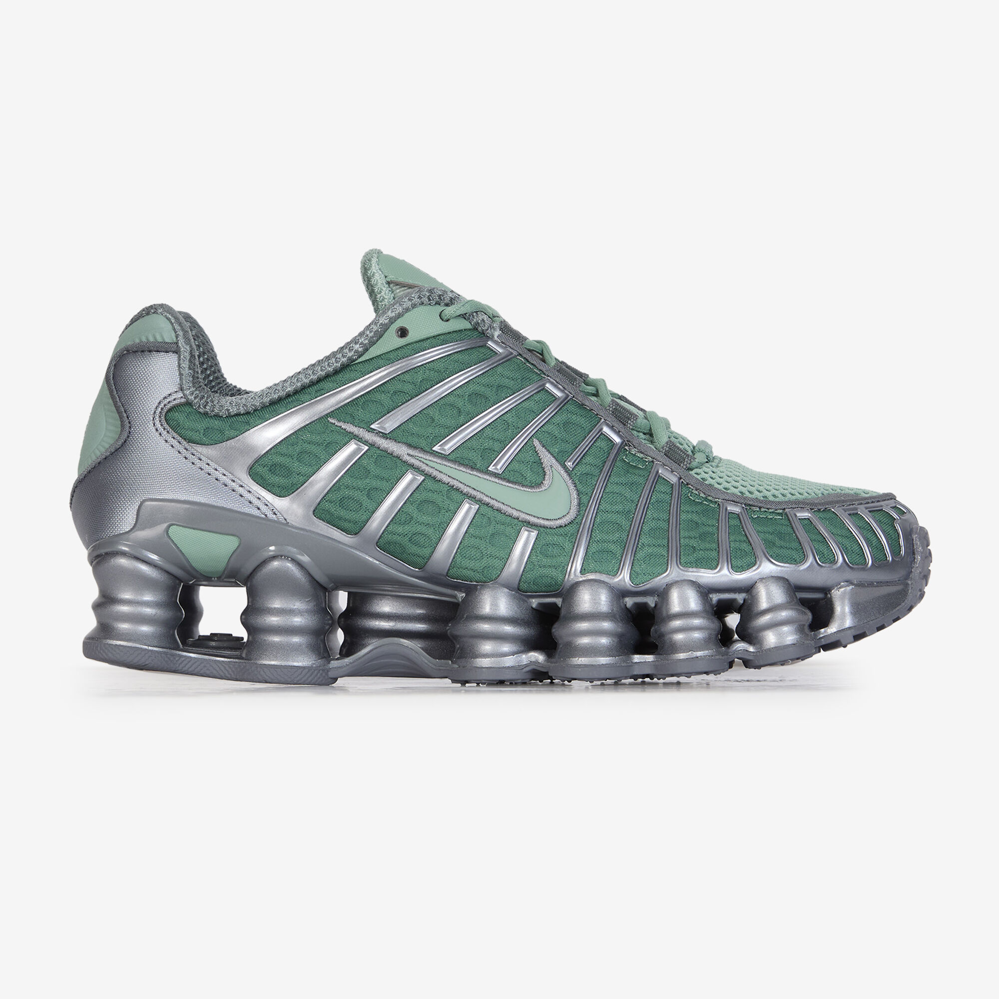 green nike shox