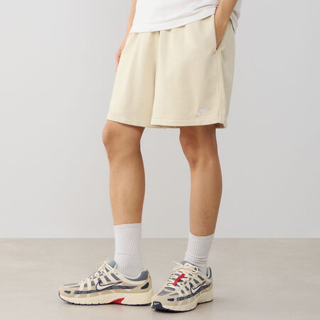 NIKE SHORT CLUB FLOW BEIGE/WHITE MEN