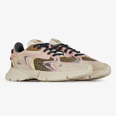 LACOSTE l00 L003 NEO BEIGE/ROSE BEIGE/ROSE FEMME