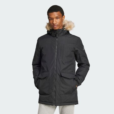 ADIDAS SPORTSWEAR Paveric Fur Parka Black MEN