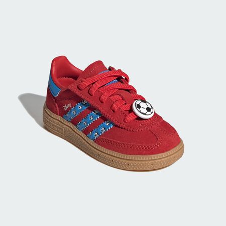 ADIDAS ORIGINALS CHAUSSURE &Agrave; LACETS &Eacute;LASTIQUES ET FERMETURE CONFORT ADIDAS DISNEY HANDBALL SPEZIAL Red / Lucid Ray Blue / Gum B&Eacute;B&Eacute;