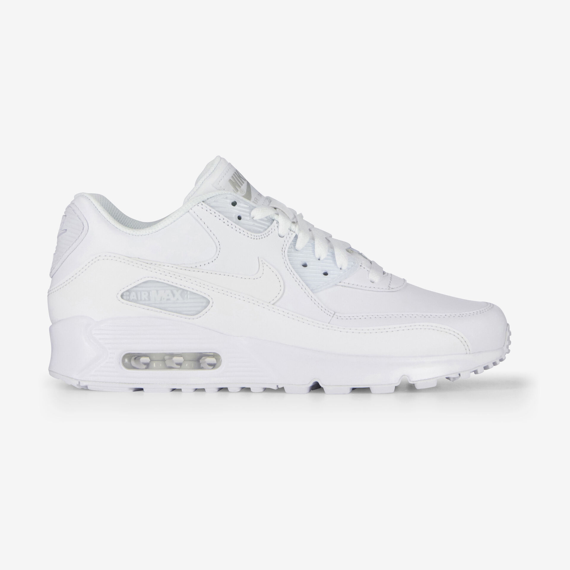 Nike - Air max 90 leather Blanc Blanc | Courir AIR MAX 90 LEATHER ...
